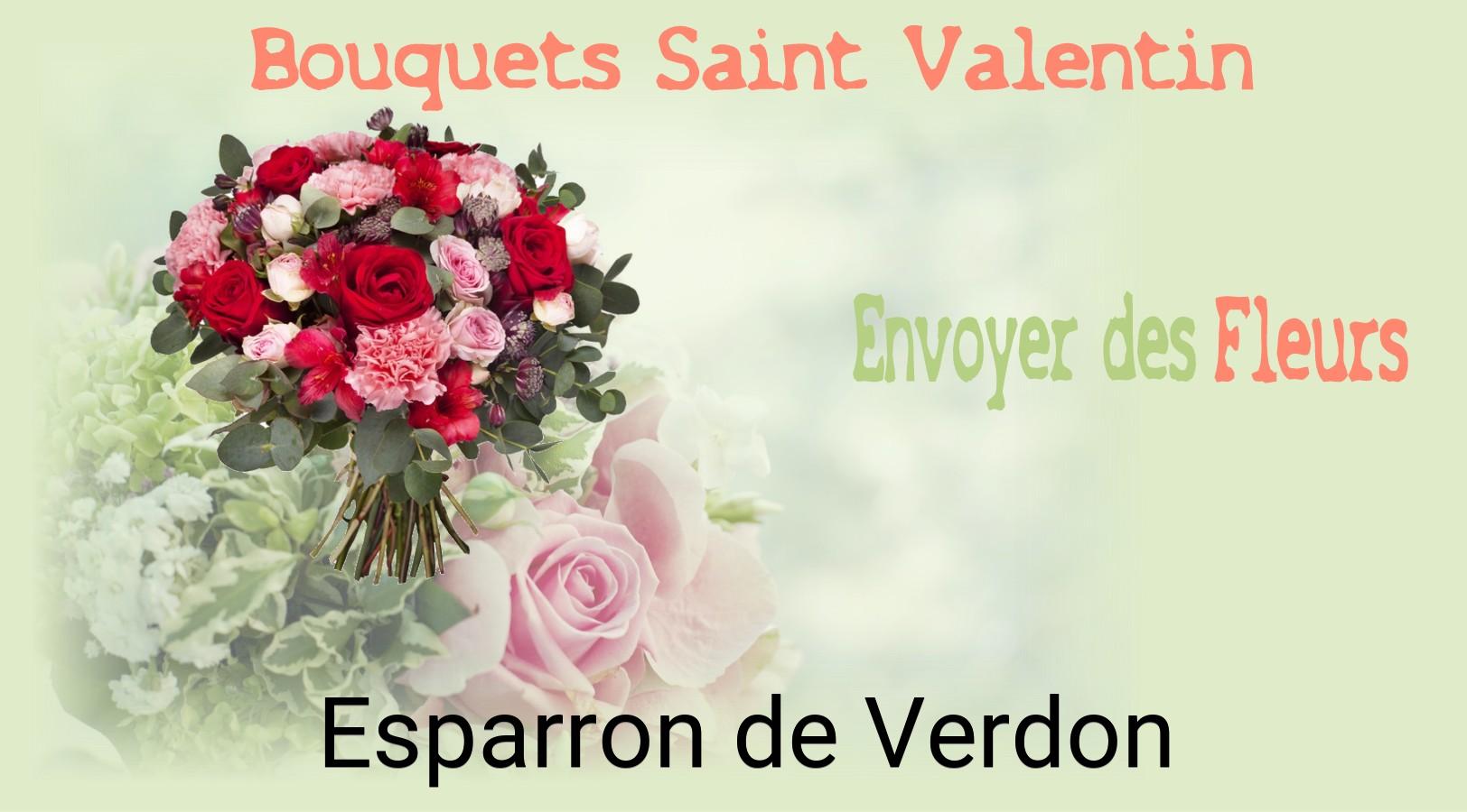 Roses de Saint-Valentin livrées à Esparron-de-Verdon